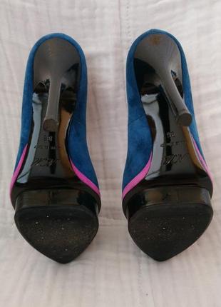 Туфли-лодочки на каблуке замшевые nando muzi italia4 фото