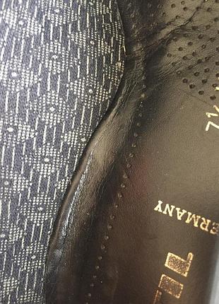 Туфли кожаные на широкую ногу 8