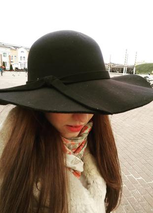 Фетровая шляпа цвет pantone tawny port,классика всегда в моде! бордо5 фото