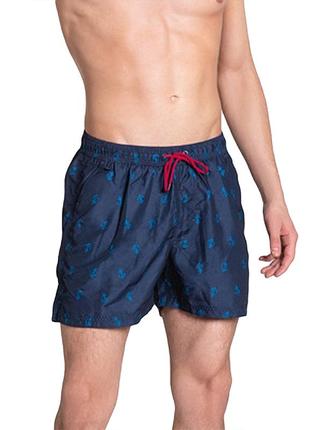 Мужские пляжные шорты синего цвета henderson 38861 ship