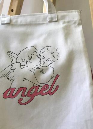 Сумка шопер на магніті  "ангел"