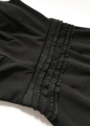 Шикарное короткое чёрное платье ,xs/s3 фото