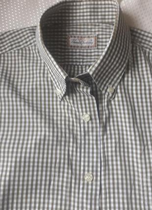 Thomas burberry рубашка клетка