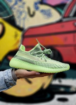 Женские кроссовки adidas yeezy boost 350 v2 green 36-37-38-39-402 фото