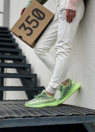 Женские кроссовки adidas yeezy boost 350 v2 green 36-37-38-39-409 фото