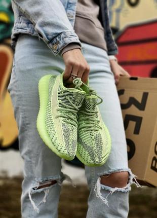 Женские кроссовки adidas yeezy boost 350 v2 green 36-37-38-39-407 фото