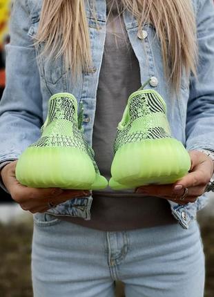 Женские кроссовки adidas yeezy boost 350 v2 green 36-37-38-39-404 фото