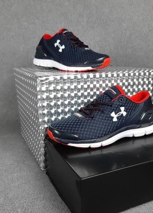 Мужские кроссовки under armour speedform gemini синие с красным9 фото