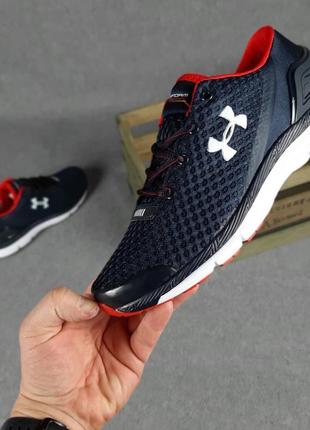 Мужские кроссовки under armour speedform gemini синие с красным6 фото