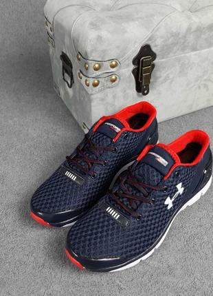 Мужские кроссовки under armour speedform gemini синие с красным3 фото