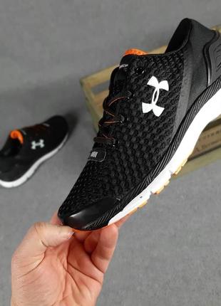 Мужские кроссовки under armour speedform gemini чёрные с оранжевым4 фото