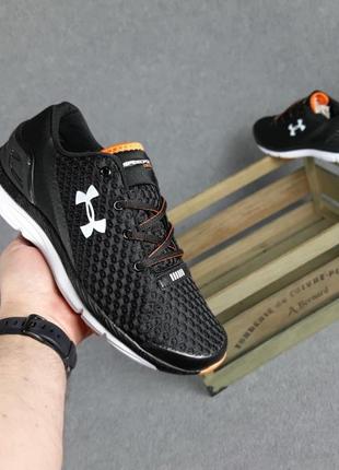 Мужские кроссовки under armour speedform gemini чёрные с оранжевым6 фото