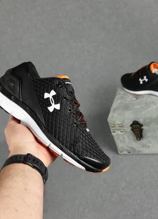 Мужские кроссовки under armour speedform gemini чёрные с оранжевым9 фото