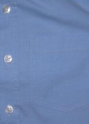 Голубая летняя рубашка с коротким рукавом primark,7-8 лет, 1282 фото