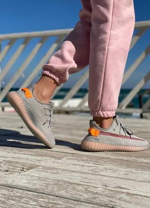 Женские кроссовки adidas yeezy boost 350 v2 grey 36-37-38-39-40-419 фото