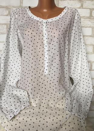 Бомбезний блузка з принтом ⚓️⚓️⚓️торг !!