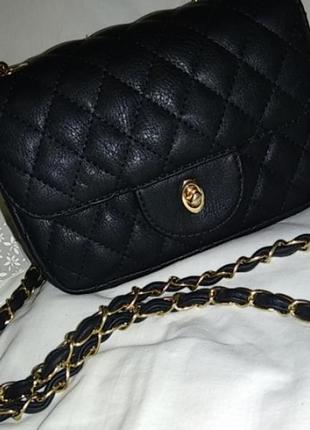 Herisson firenze my bag srl стебаная сумка крос боді на ланцюжку в стилі chanel