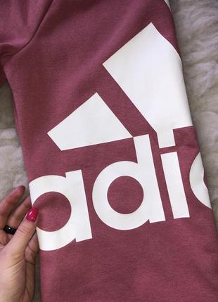 Свитшот adidas оригинал утеплённый принт лого кофта двунить флис9 фото