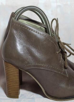 Шикарные кожаные ботинки, ботильоны taupade2 фото