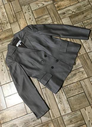 Роскошный двубортный шерстяной с шёлком жакет,пиджак,люкс,оригинал cerruti 18813 фото