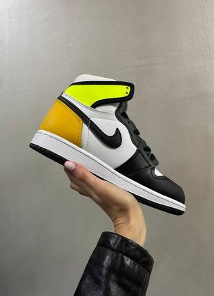 🔥🧡🌹nike air jordan retro 1 high volt gold 💛 😍 🌸женские кроссовки найк аир джордан 16 фото