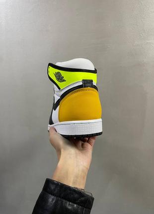 🔥🧡🌹nike air jordan retro 1 high volt gold 💛 😍 🌸женские кроссовки найк аир джордан 14 фото