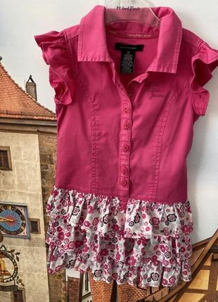 Стильное платье calvin klein jeans, 2-4 года