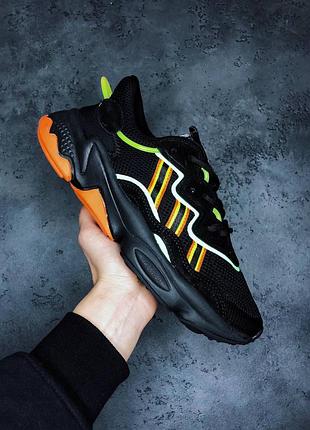 Кросівки adidas ozweego black orange кросівки