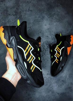 Кросівки adidas ozweego black orange кроссовки4 фото