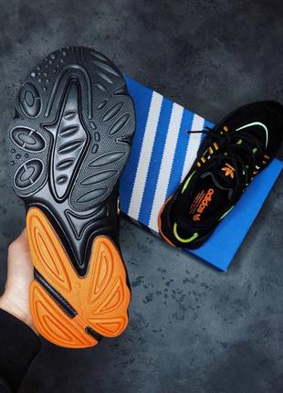 Кросівки adidas ozweego black orange кроссовки5 фото