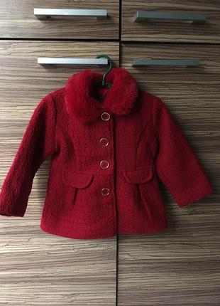 Пальто пальтишко george на 1-2 года1 фото