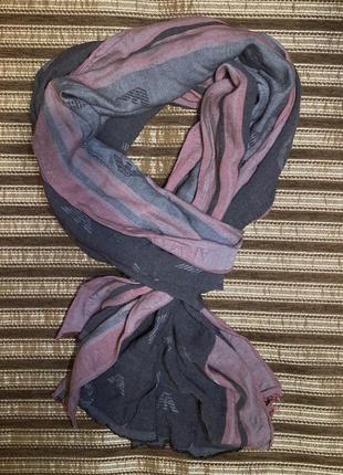 Шарф/платок armani jeans scarf монограмма {шаль/палантин}