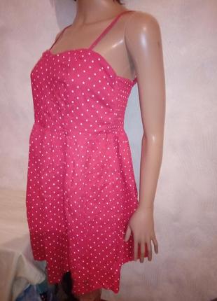 Красное платье сарафан со звездами распродаж4 фото
