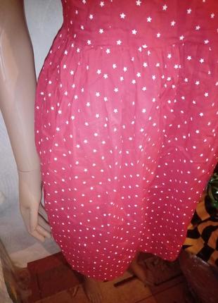Красное платье сарафан со звездами распродаж9 фото