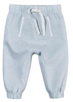 Лляні повзунки-штанці на малюка р. 50 см lupilu, німеччина