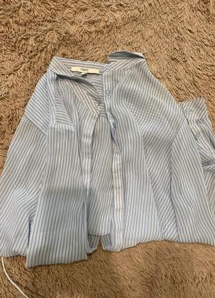 Шифоновая рубашка в полоску от next