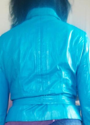 Куртка шкіряна жіноча 46р2 фото