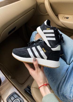 Кросівки adidas iniki black кросівки6 фото