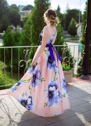 Сукня атласна
