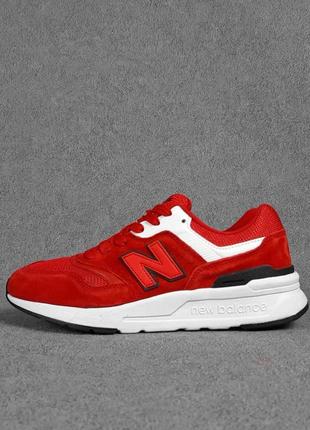 Чоловічі кросівки new balance 997 червоні / чоловічі кросівки червоні 41-45 розмір