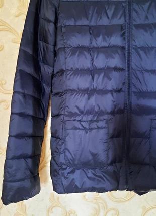 Синяя классическая стеганная куртка esmara, 40, 48, l2 фото