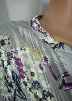 Стильная блуза с небольшим люрексом  №8bp4 фото