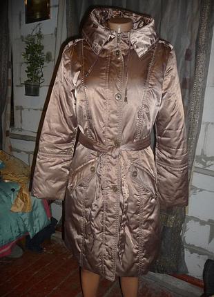Пуховик snow romance,новый,удлиненный,на пуху р-р 46-48