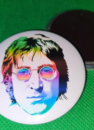 Круглий магніт джон леннон john lennon