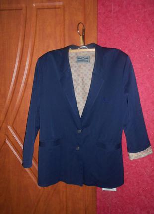 Пиджак с манжетами прямого кроя  50 - 52 размер  пог 55 см пот 54 см длина 75 см4 фото