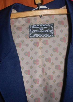 Пиджак с манжетами прямого кроя  50 - 52 размер  пог 55 см пот 54 см длина 75 см5 фото