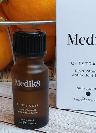 C-tetra eye medik8 антиоксидантна сироватка з липидным вітаміном с для шкіри навколо очей