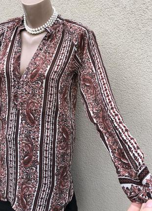 Шифоновая блузка,рубашка,туника,летняя,пляжная,этно бохо стиле,toumai.9 фото