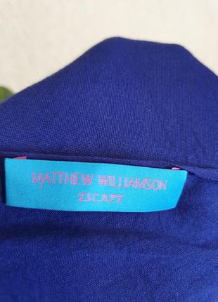 Блуза, футболка от британского кутюрье matthew williamson, оригинал, шёлк, вискоза3 фото