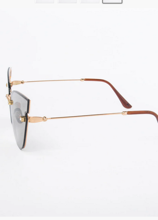 Очки. женские солнцезащитные очки коричневые3 фото